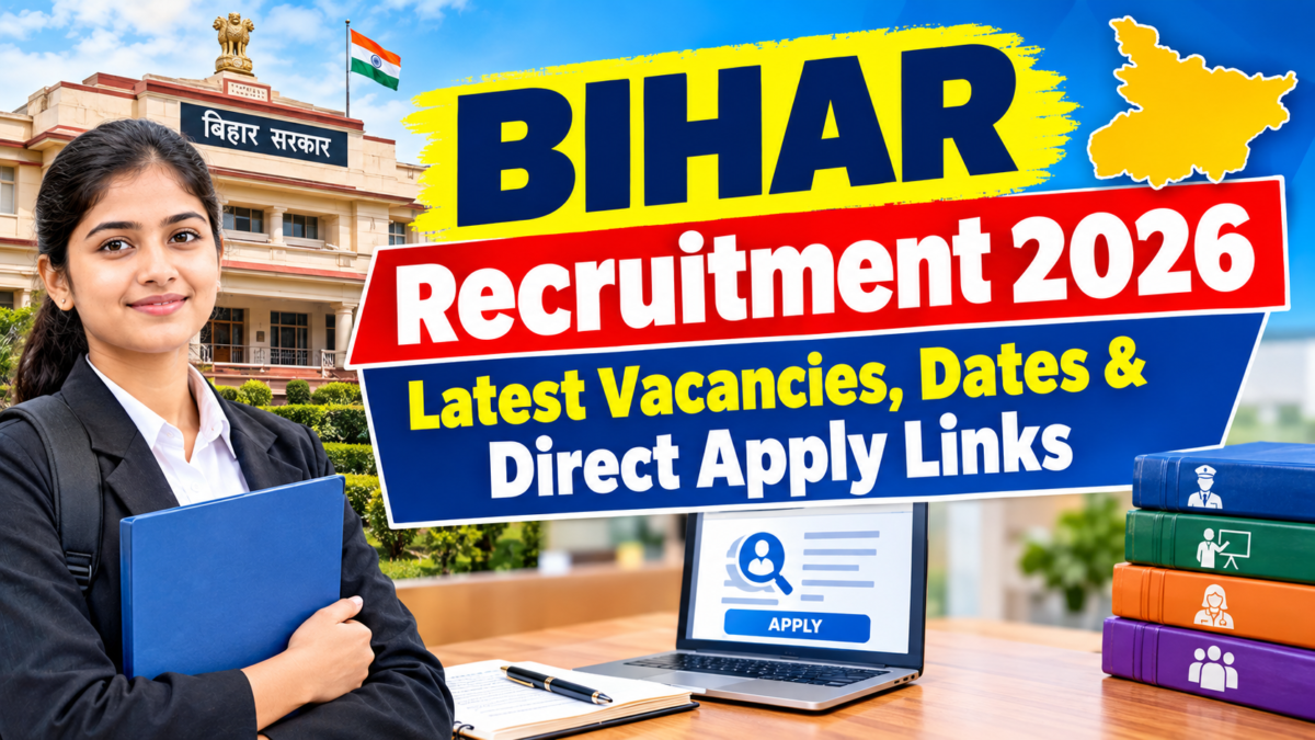 BIHAR Recruitment 2026: Latest Vacancies, Dates & Direct Apply Links