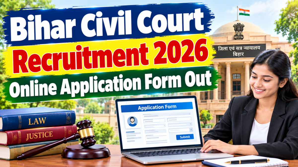 Bihar Civil Court Recruitment 2026: Online Application Form Out