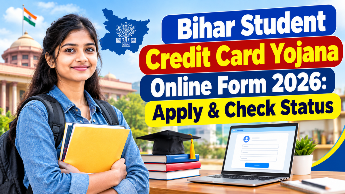 Bihar Student Credit Card Yojana Online Form 2026: Apply & Check Status