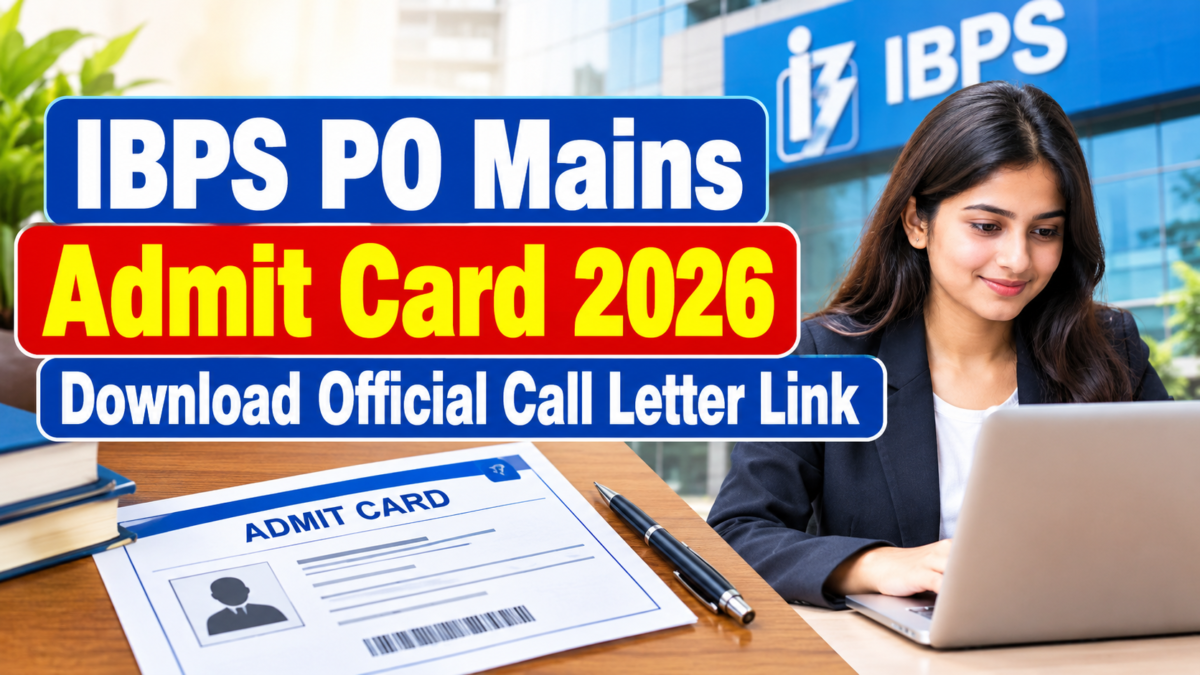 IBPS PO Mains Admit Card 2026 Download Official Call Letter Link