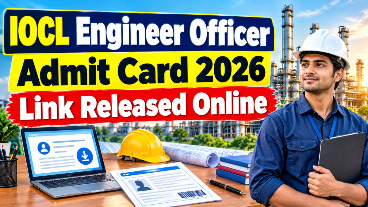 IOCL Engineer Officer Admit Card 2026 Link Released Online