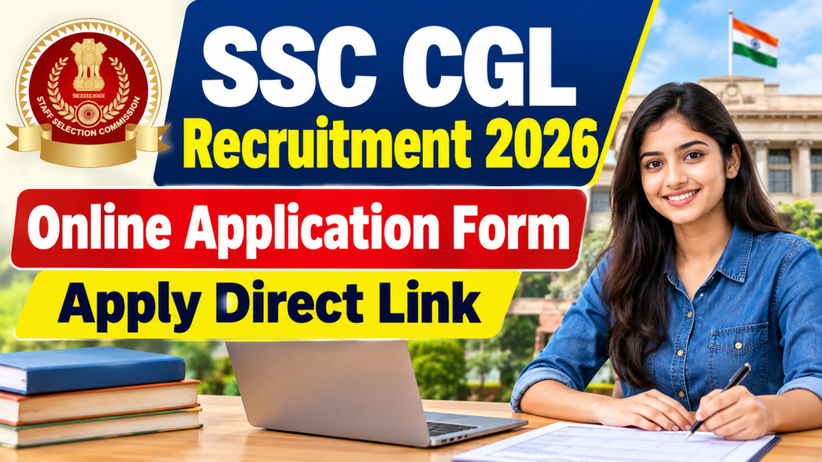 SSC CGL Recruitment 2026 Online Application Form Apply Direct Link