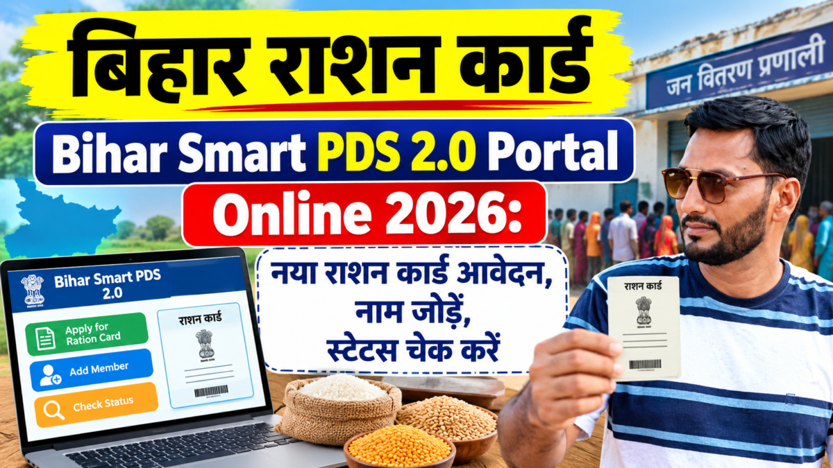Bihar Smart PDS 2.0 Portal Online Application 2026