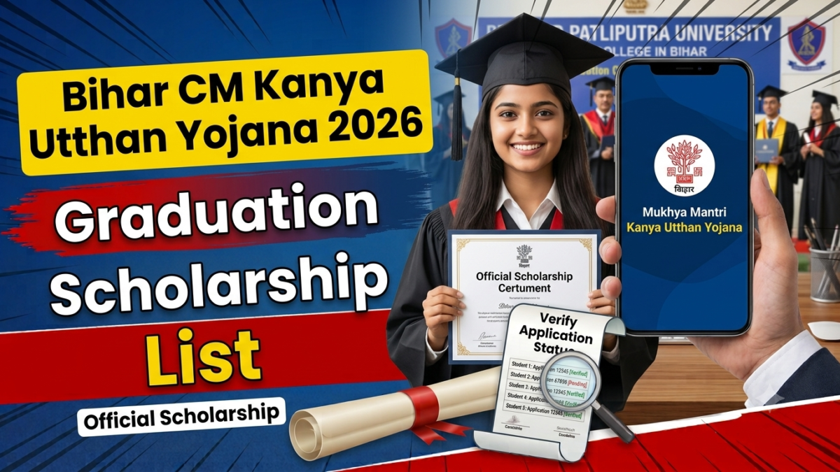 Bihar CM Kanya Utthan Yojana 2026 Graduation Scholarship List