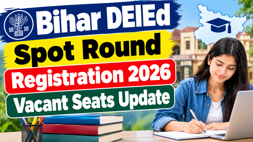 Bihar DElEd Spot Round Registration 2026 Vacant Seats Update