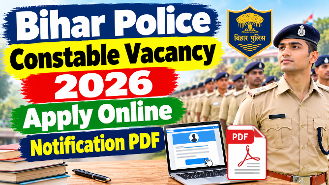 Bihar Police Constable Vacancy 2026 Apply Online Notification PDF