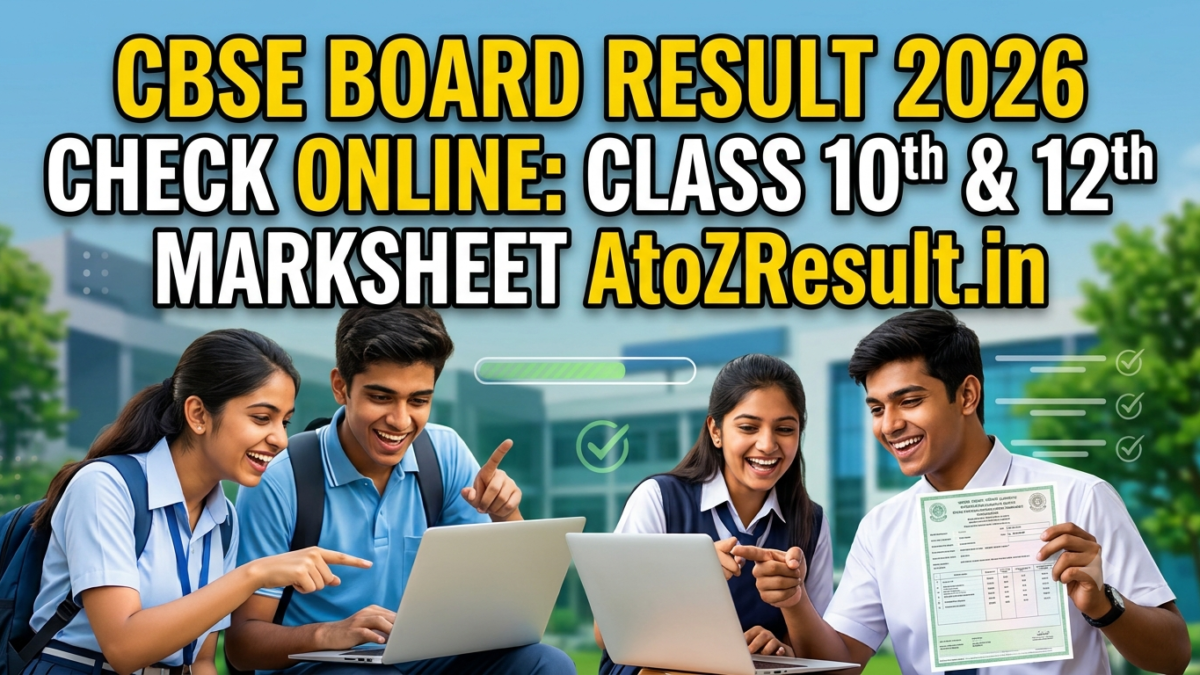 CBSE Board Result 2026 Check Online: Class 10th & 12th Marksheet