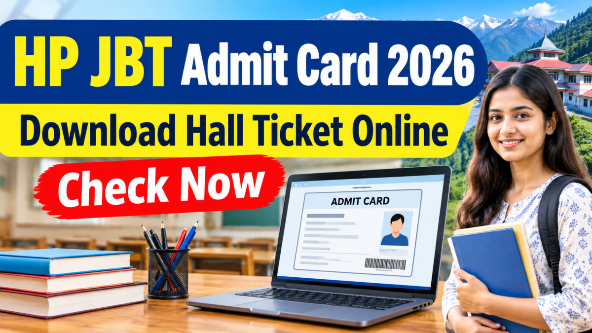 HP JBT Admit Card 2026 Download Hall Ticket Online – Check Now