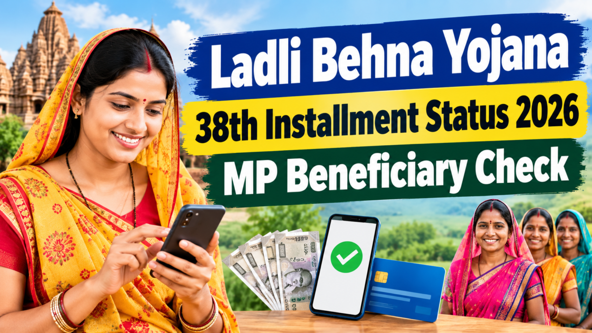 Ladli Behna Yojana 38th Installment Status 2026 MP Beneficiary Check