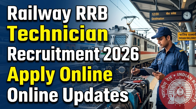 Railway RRB Technician Recruitment 2026 Apply Online Online Updates