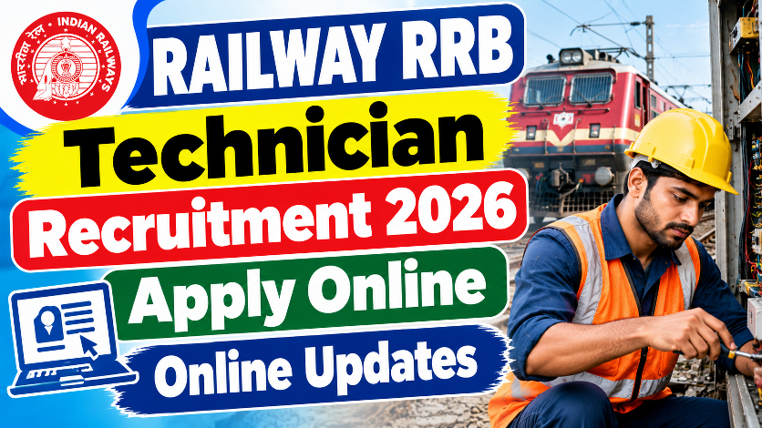 Railway RRB Technician Recruitment 2026 Apply Online Online Updates