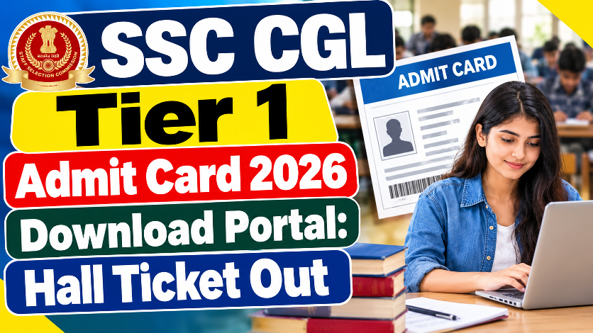 SSC CGL Tier 1 Admit Card 2026 Download Portal: Hall Ticket Out