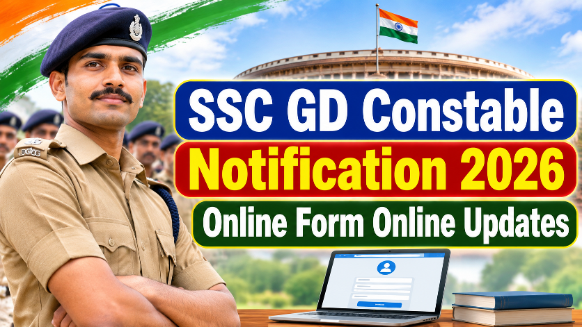 SSC GD Constable Notification 2026 Online Form Online Updates