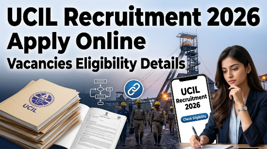 UCIL Recruitment 2026 Apply Online Vacancies Eligibility Details