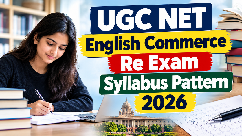 UGC NET English Commerce Re Exam Syllabus Pattern 2026