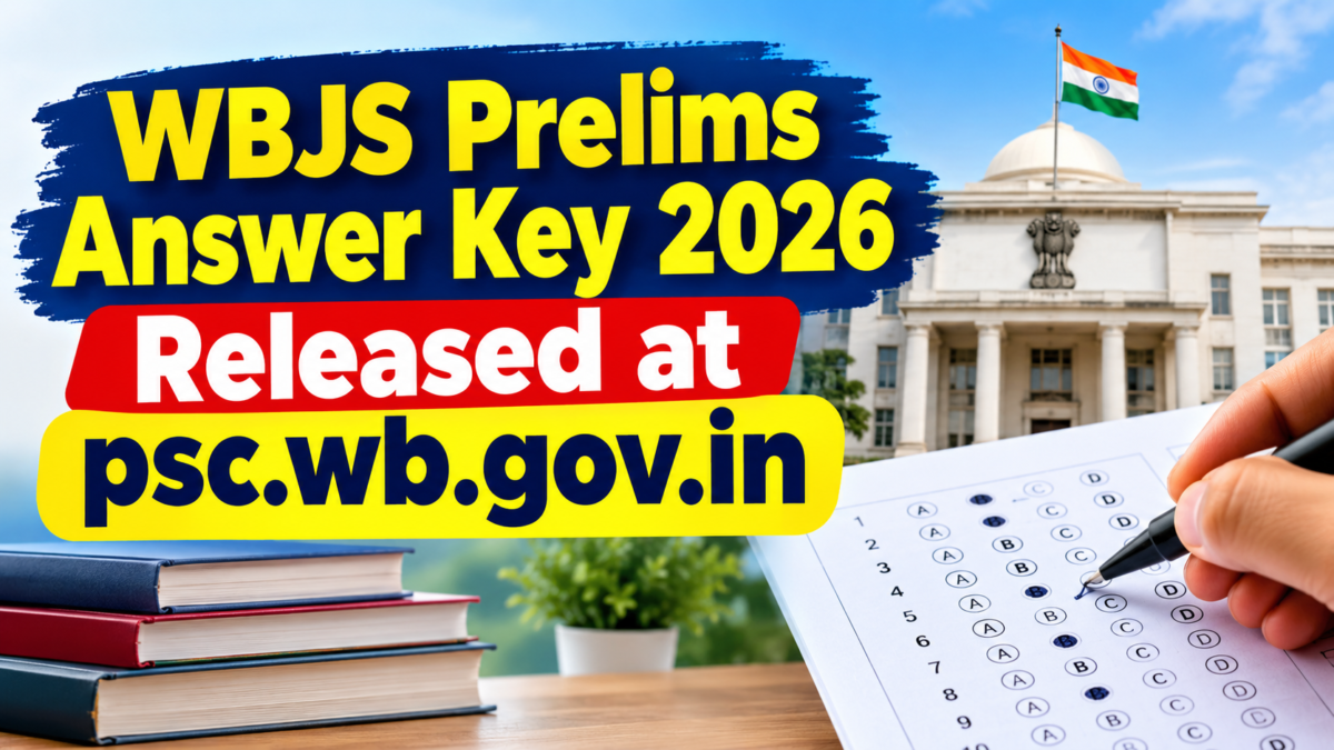 WBJS Prelims Answer Key 2026 Released at psc.wb.gov.in