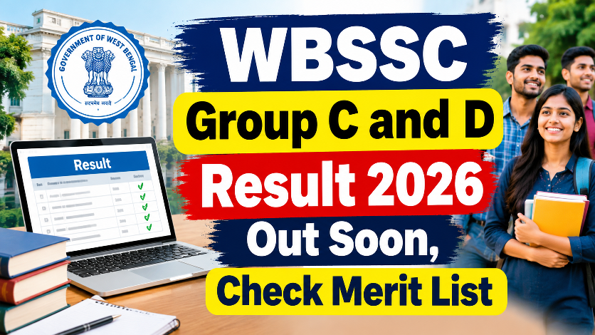 WBSSC Group C and D Result 2026 Out Soon, Check Merit List